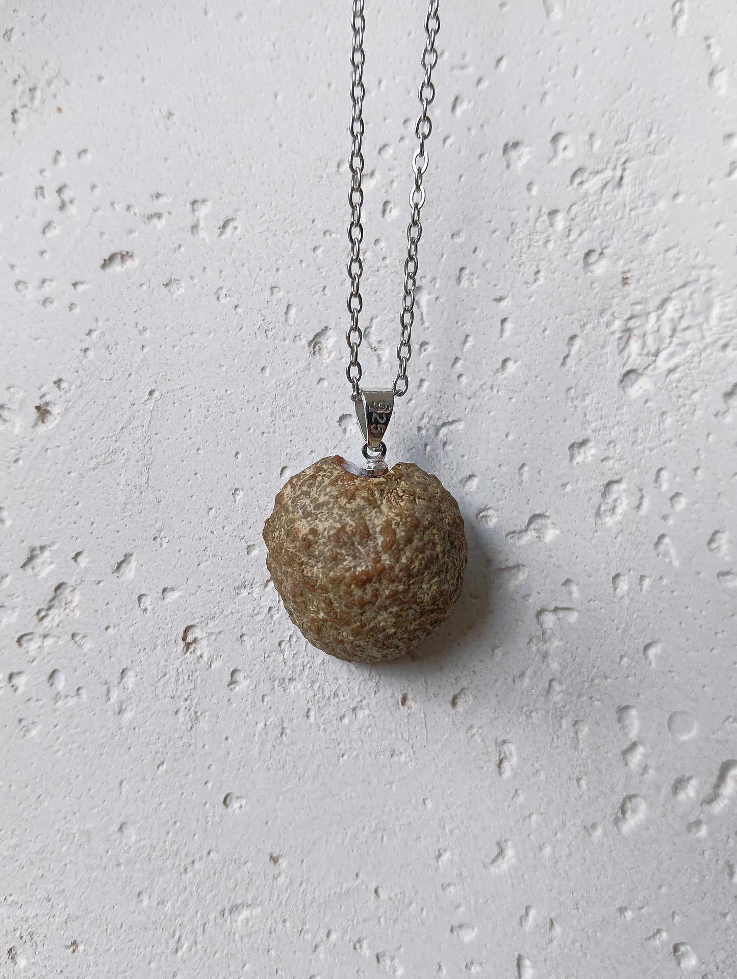 Agaat geode edelsteen hanger