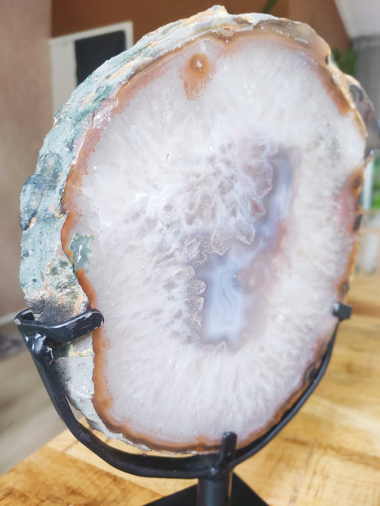 Agaat op standaard 2.37 kg