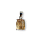 Mini Citrien hanger - S925 Zilver