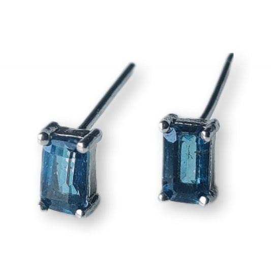 Mini London Topaas oorbellen - s925 zilver