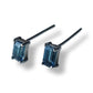Mini London Topaas oorbellen - s925 zilver