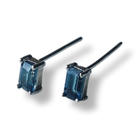 Mini London Topaas oorbellen - s925 zilver