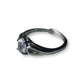 Roze Topaas ring verstelbaar - stainless steel