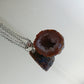 Agaat geode edelsteen hanger