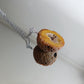 Agaat geode edelsteen hanger