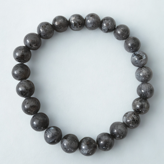 Larvikiet Armband | 8.5 mm kralen - 18 cm