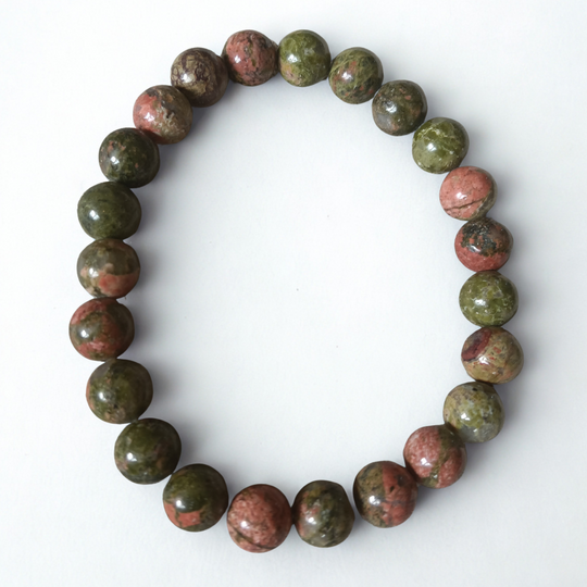 Unakiet Armband | 8.5 mm kralen - 17.5 cm