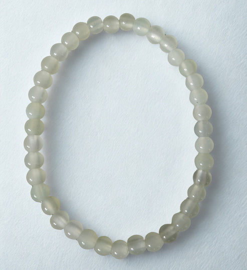 Groene Jade armband | 5 mm kralen - 16.5 cm