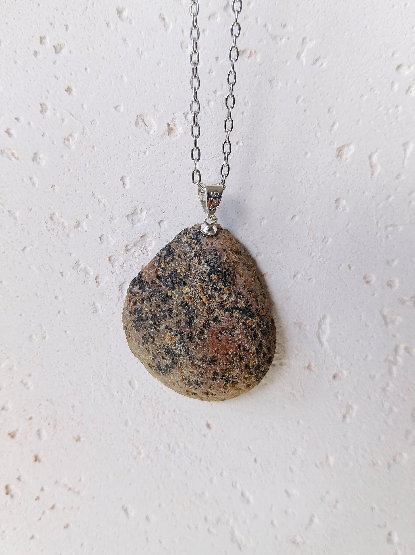 Agaat geode edelsteen hanger