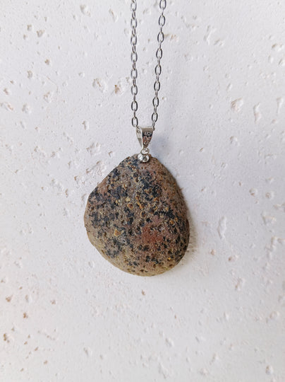 Agaat geode edelsteen hanger