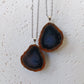 Agaat geode edelsteen hanger