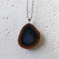 Agaat geode edelsteen hanger