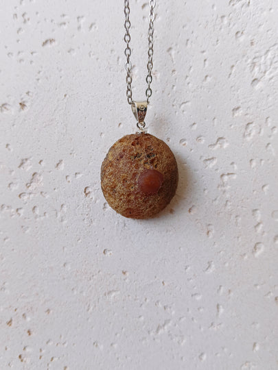 Agaat geode edelsteen hanger