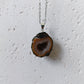 Agaat geode edelsteen hanger
