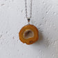 Agaat geode edelsteen hanger