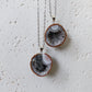 Agaat geode edelsteen hanger