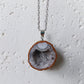 Agaat geode edelsteen hanger