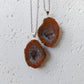 Agaat geode edelsteen hanger