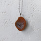 Agaat geode edelsteen hanger