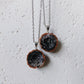 Agaat geode edelsteen hanger