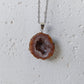 Agaat geode edelsteen hanger