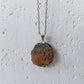 Agaat geode edelsteen hanger