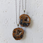 Agaat geode edelsteen hanger