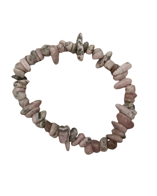 Rhodochrosiet armband | Split kralen