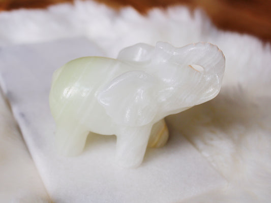 Groene Calciet olifant XXL