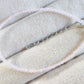Rozenkwarts edelsteen armband 2 mm - stainless steel