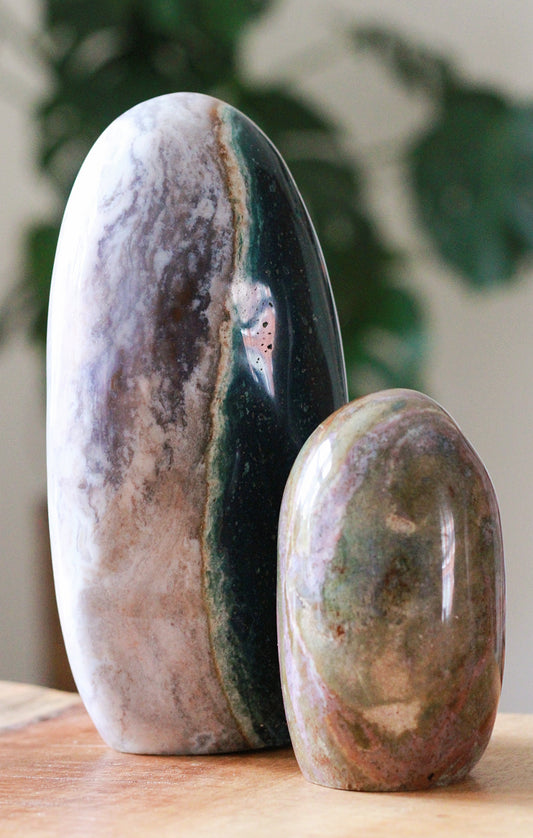 Oceaan Jaspis sculptuur XL